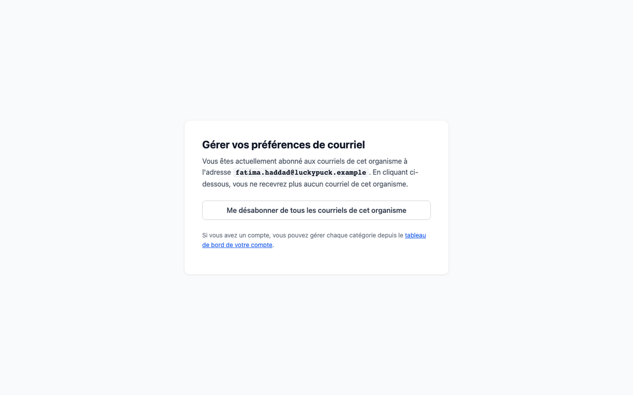 Campaigns — end-user view